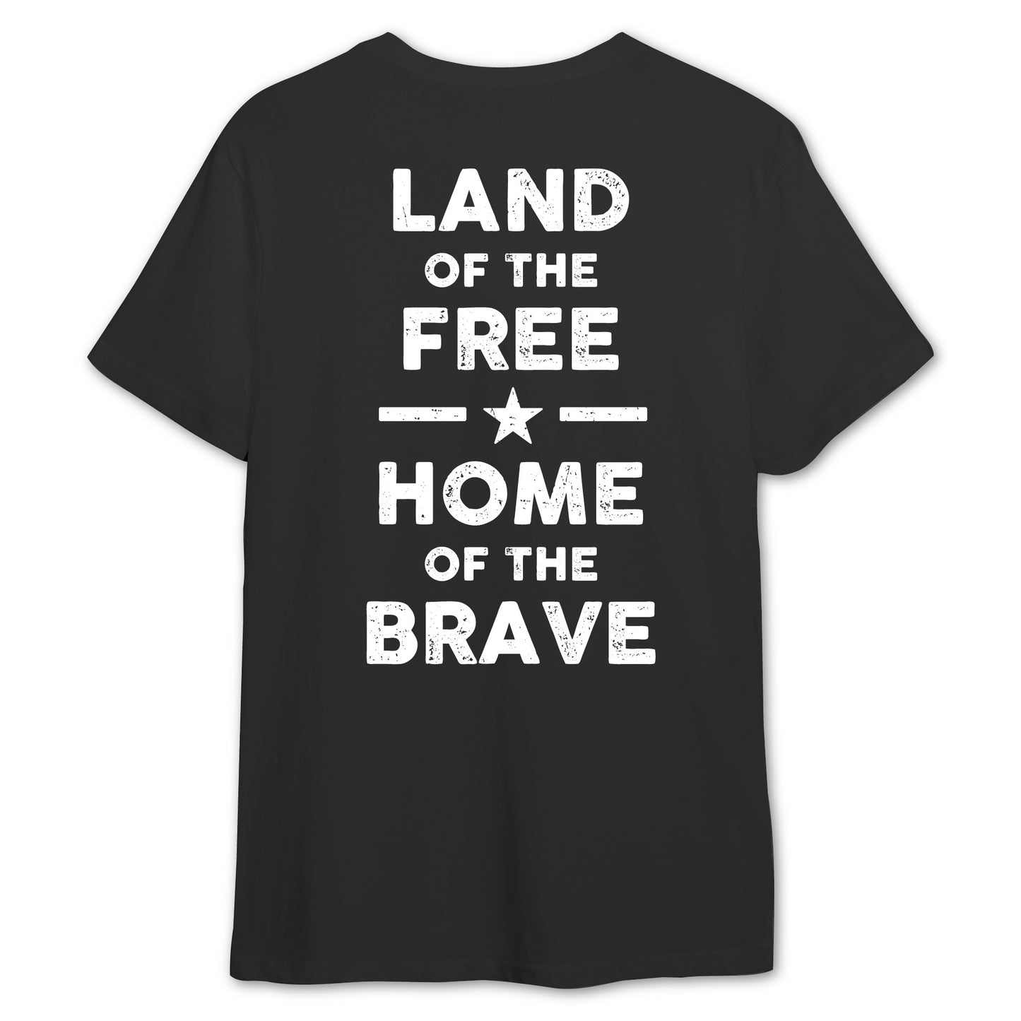 Land of The Free, Home of The Brave Tee (Black)