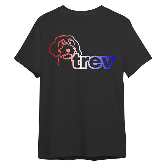 Trev Logo Tee (RWB/Black)